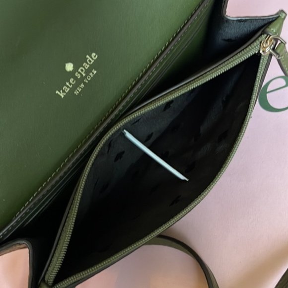 Kate Spade Marti Wallet Crossbody Enchanted Green - Picture 11 of 16